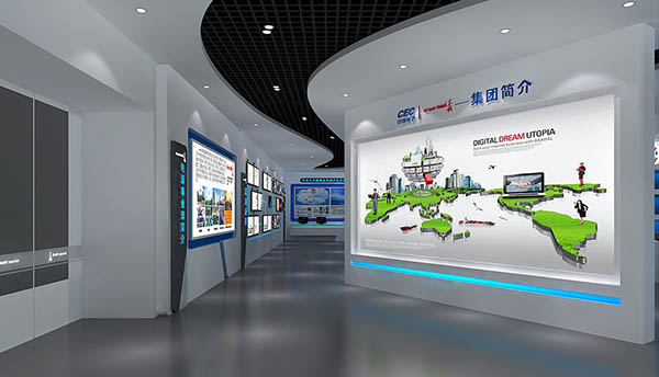 陸騏數(shù)碼時代展廳設(shè)計(jì)效果圖