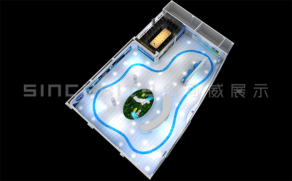 鹽田保稅區(qū)展廳設計參觀路線