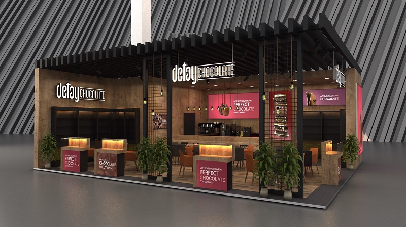 巧克力貿易展展臺，展臺設計，展臺類型